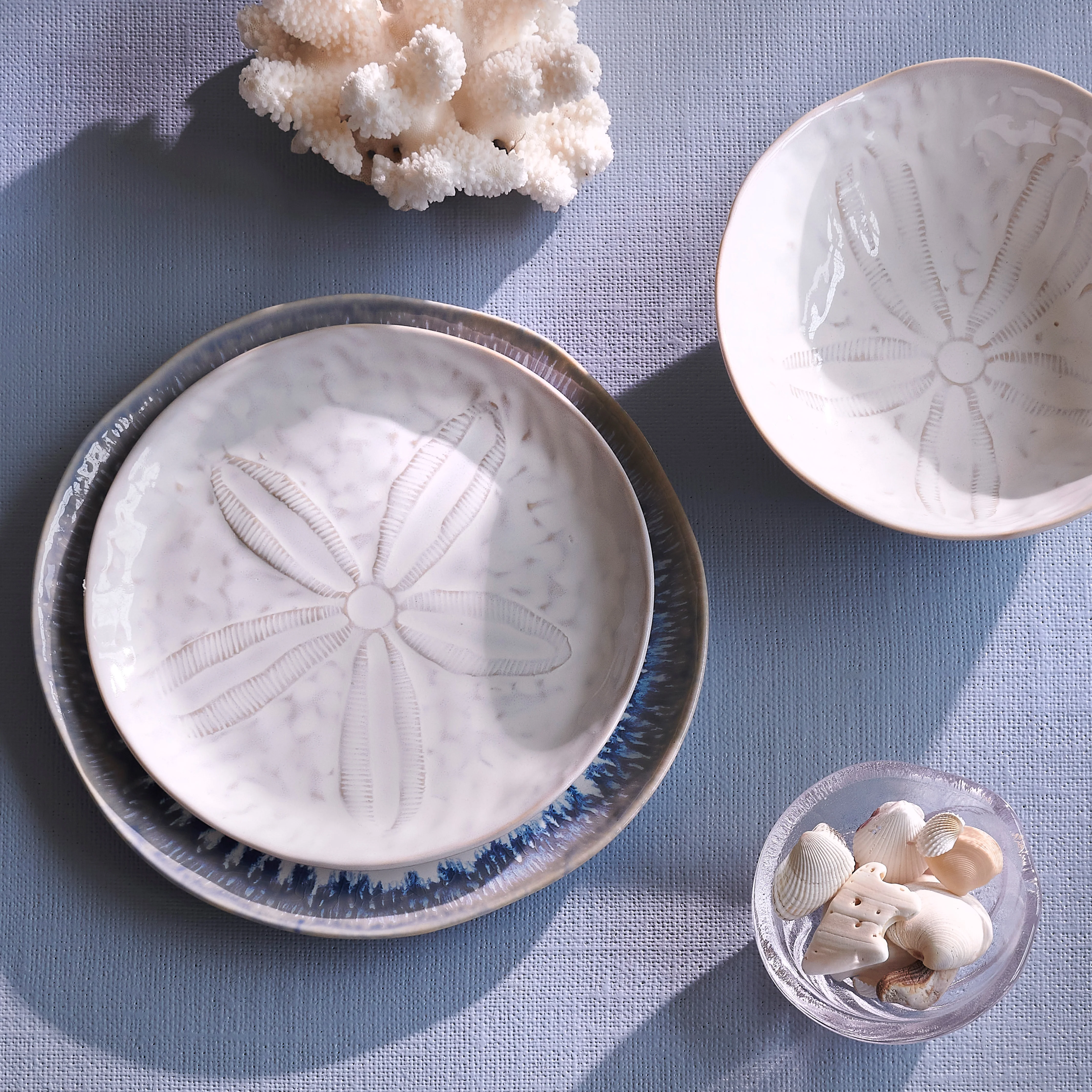 Burlington Sand Dollar Side Plate - Cloud - Image 2
