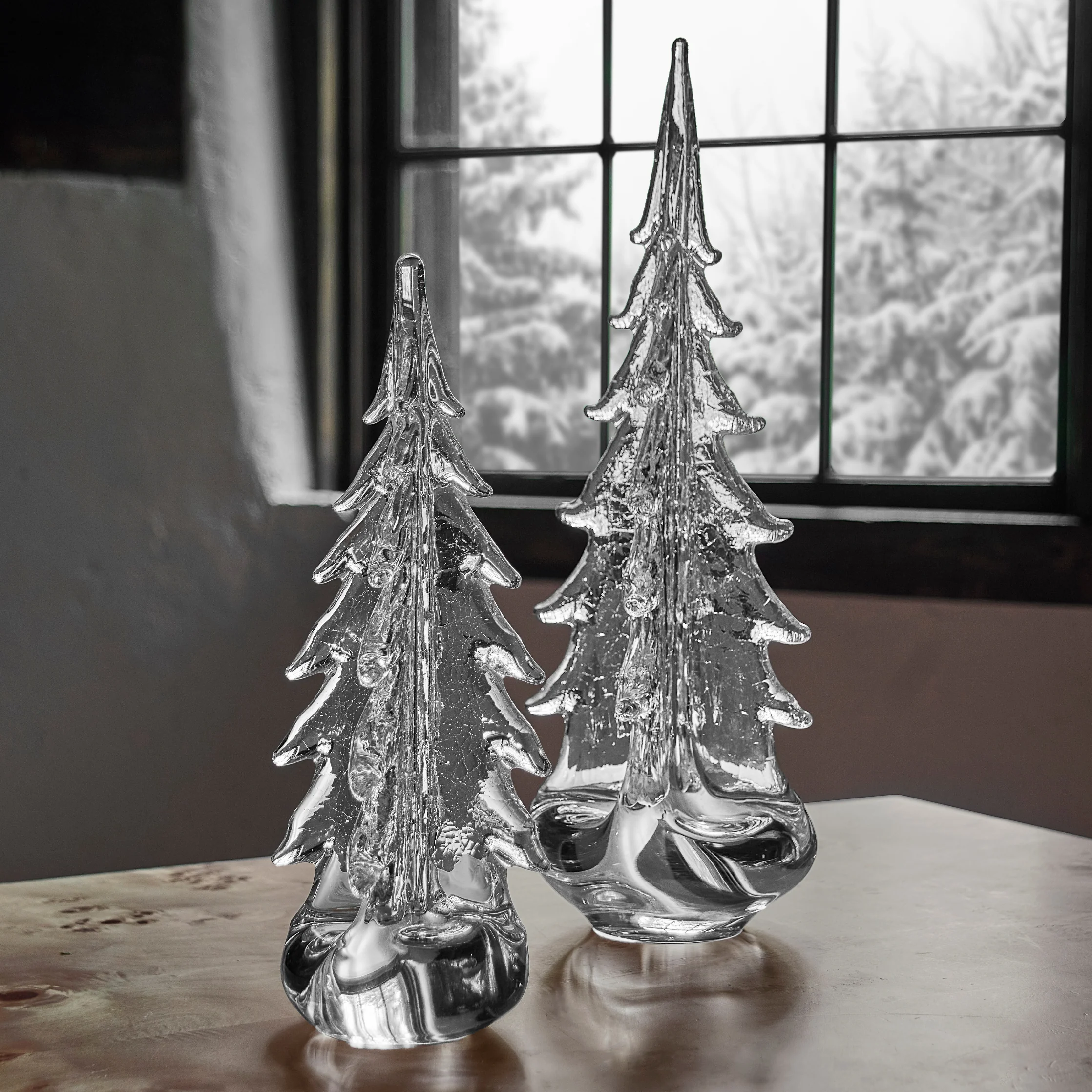 Crackle Four Sided Evergreen in Gift Box - Image 4