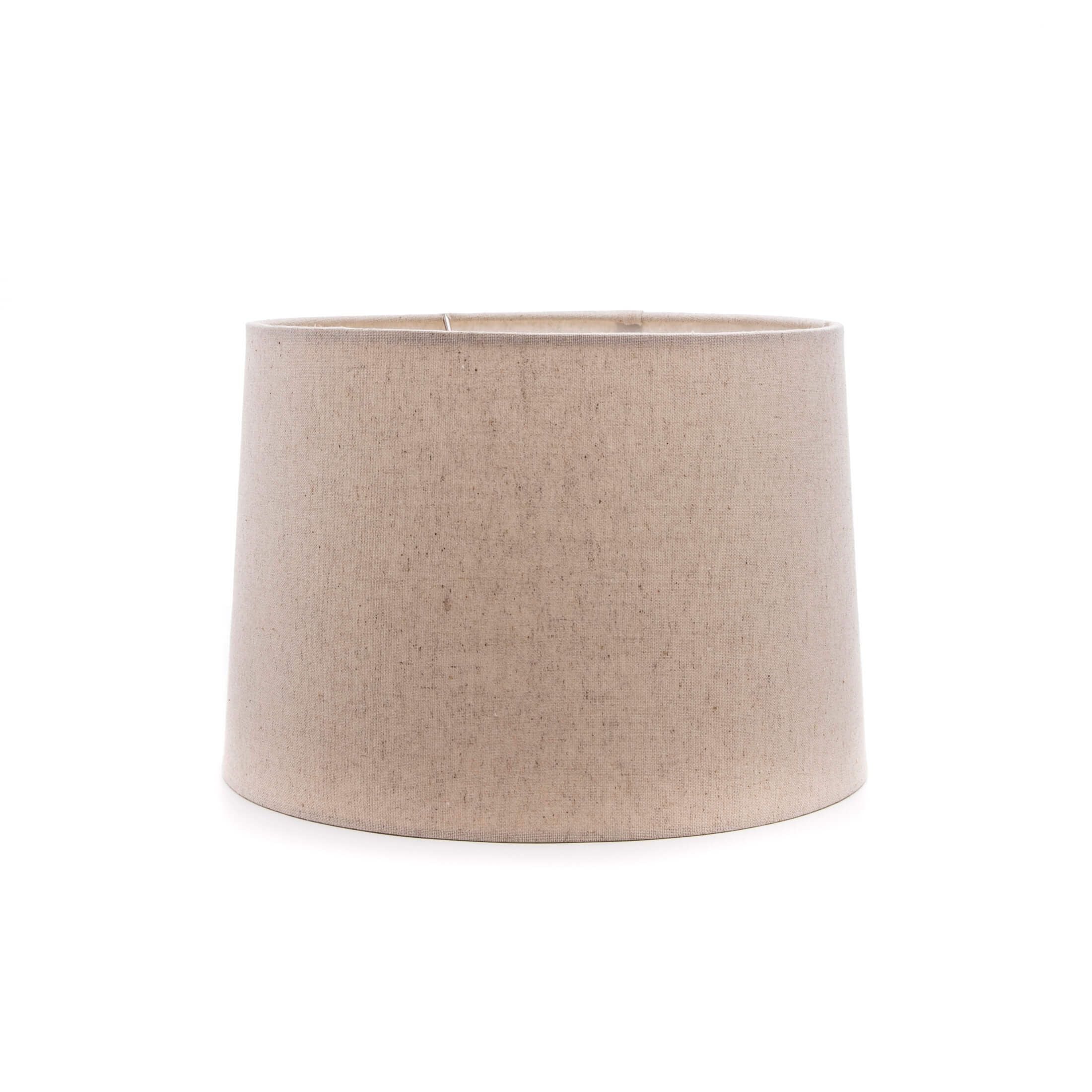 Linen Barrel Shade — Natural - Image 2