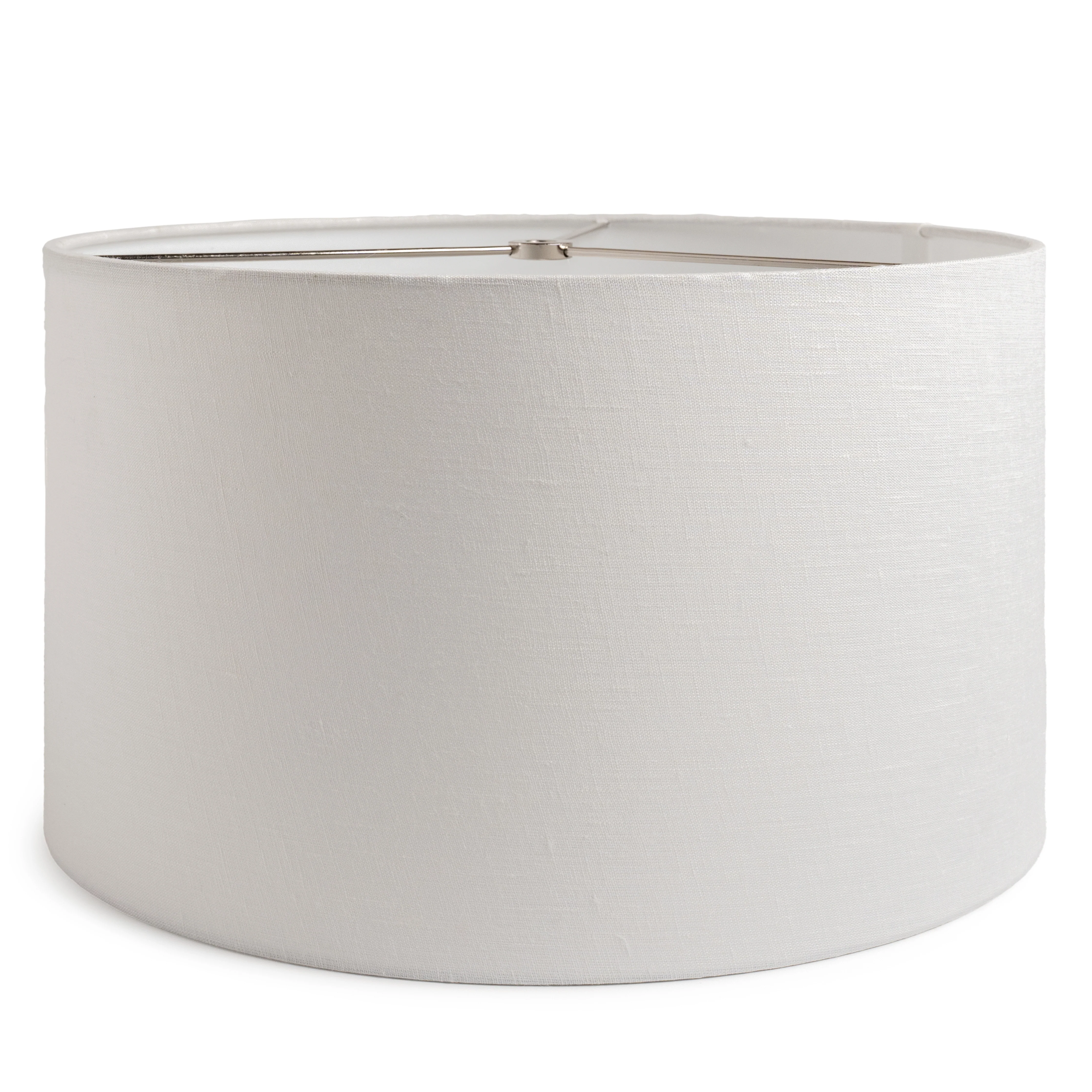 Linen Barrel Shade - Snow - Image 2