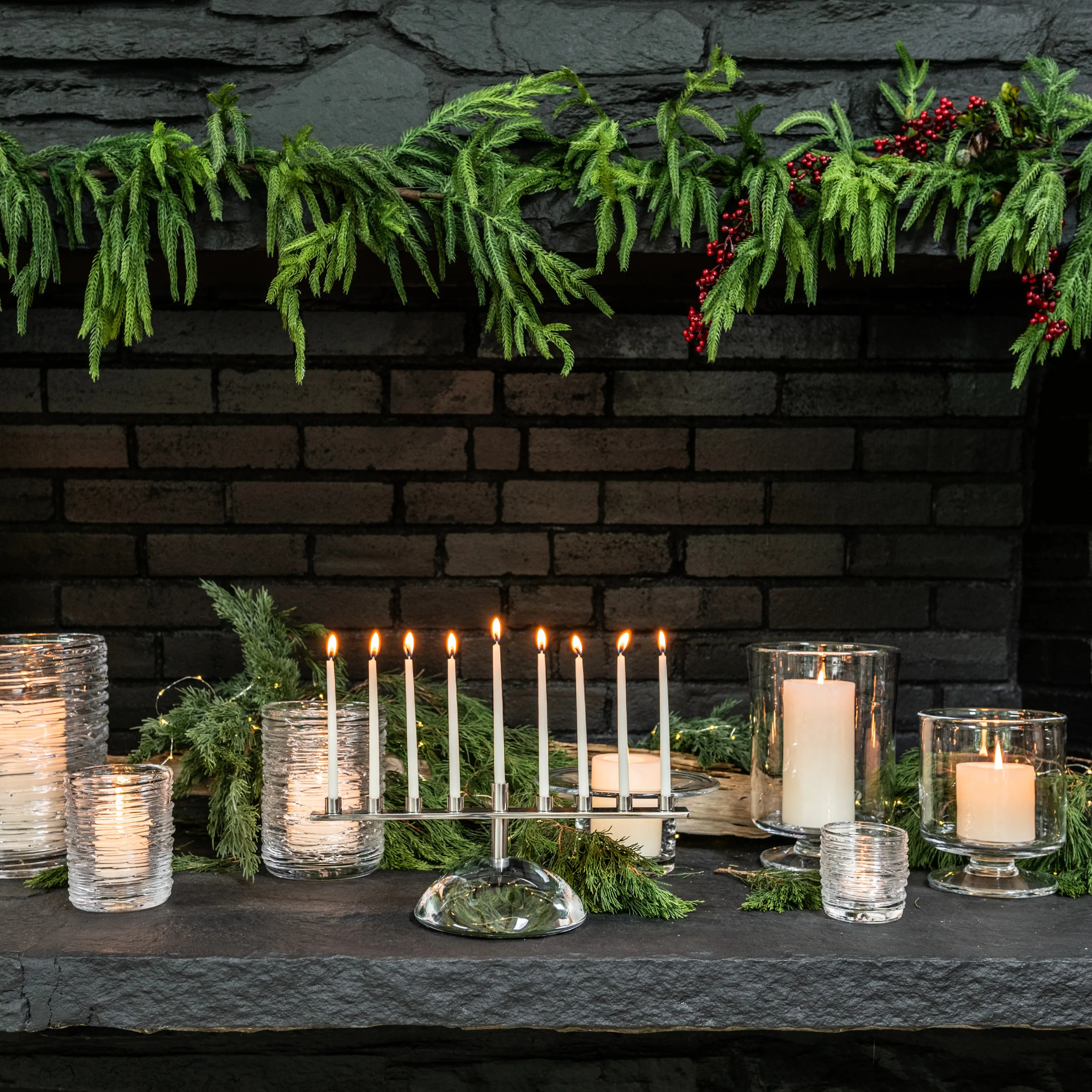 Riverstone Menorah in Gift Box - Image 2