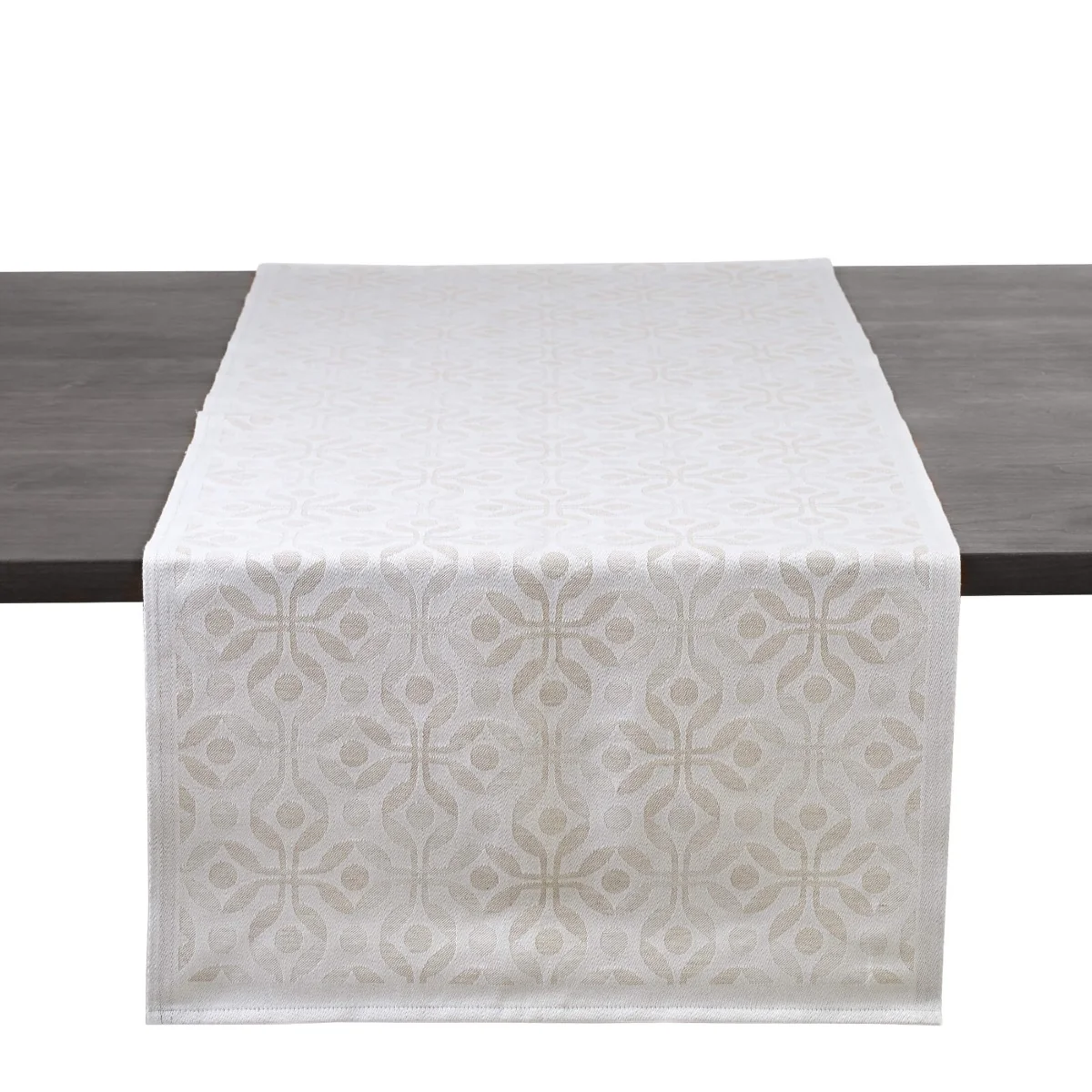 Scandinavian Runner, 60" —  White/Natural