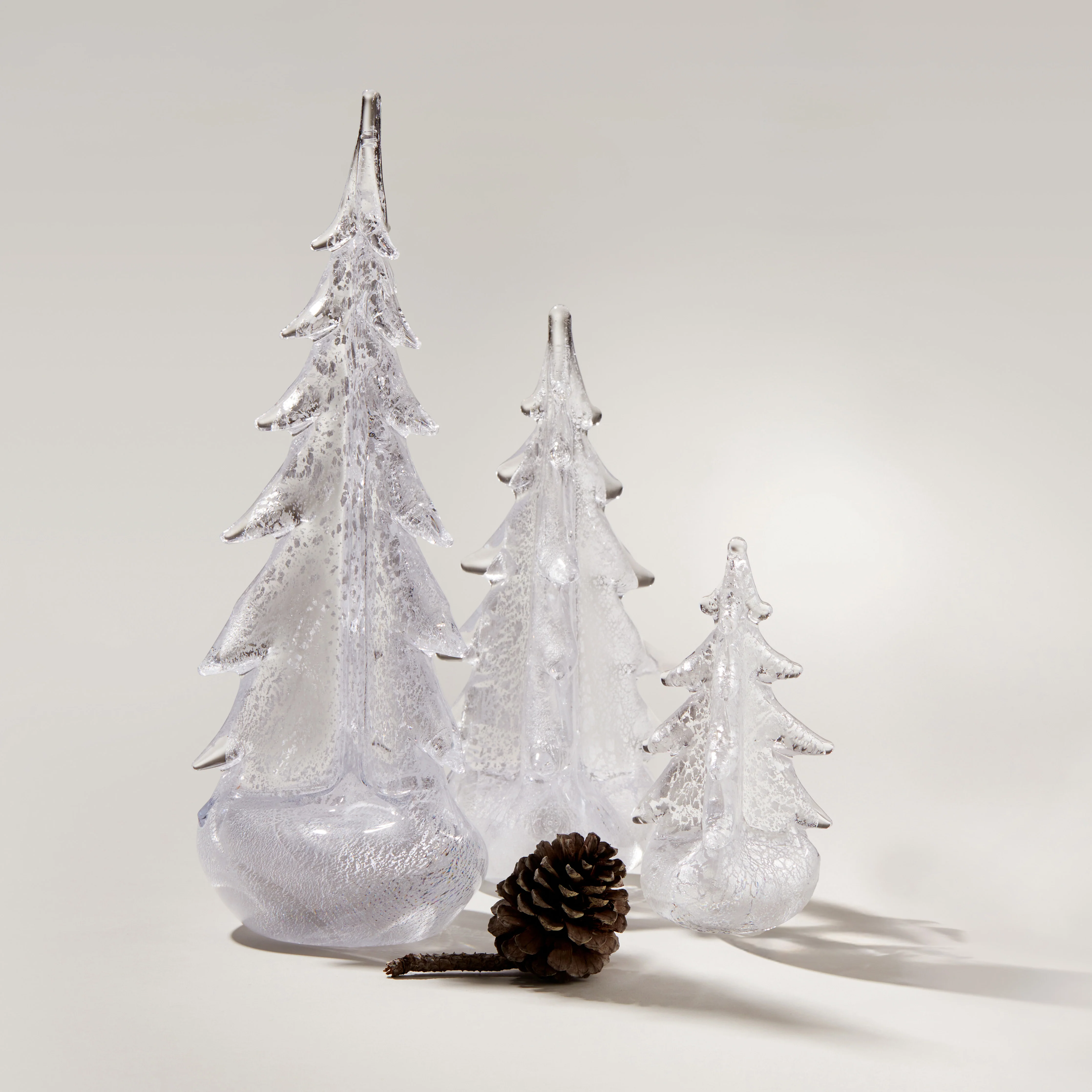 Silver Leaf Evergreen Trio - Image 2