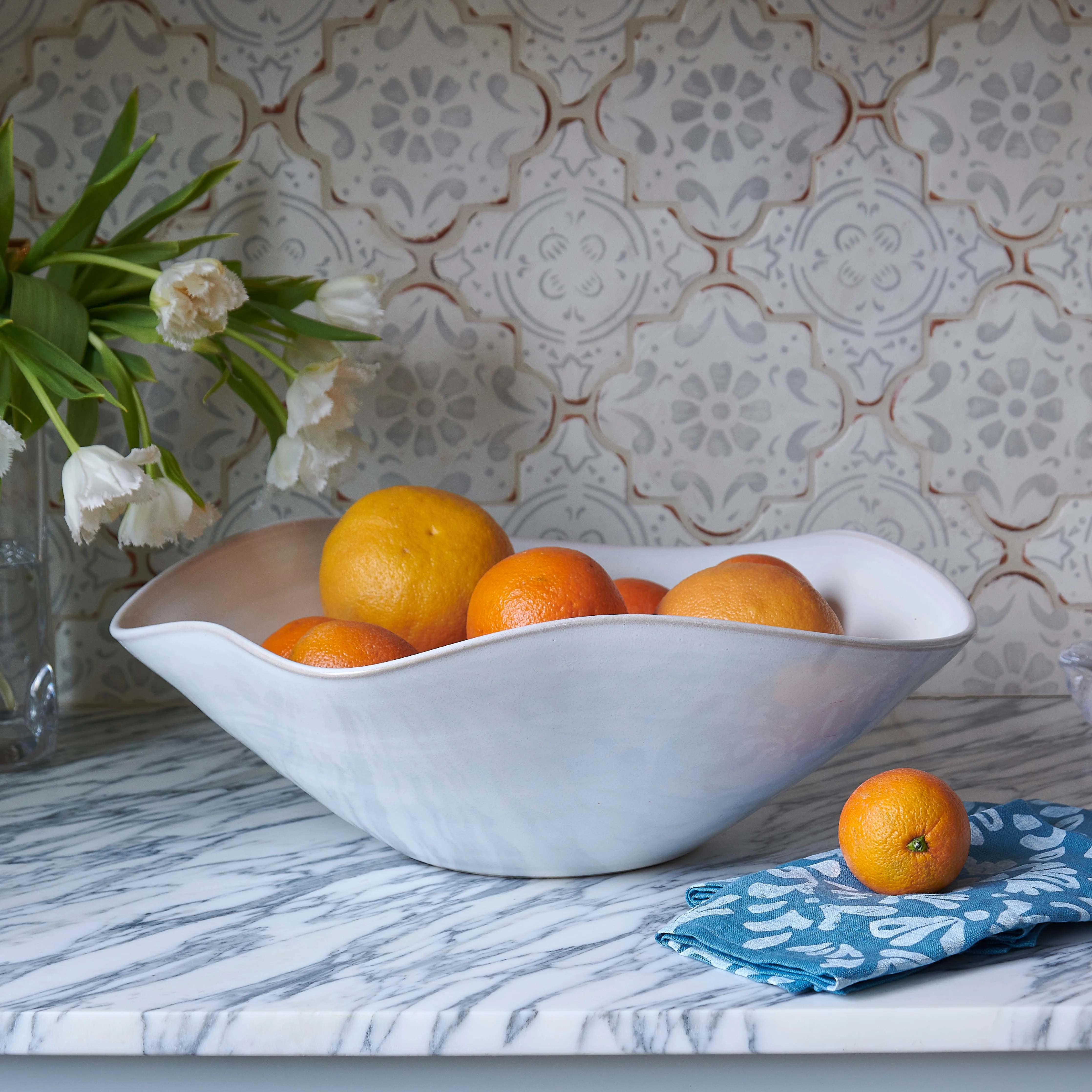 Somerset Centerpiece Bowl - Cloud - Image 4