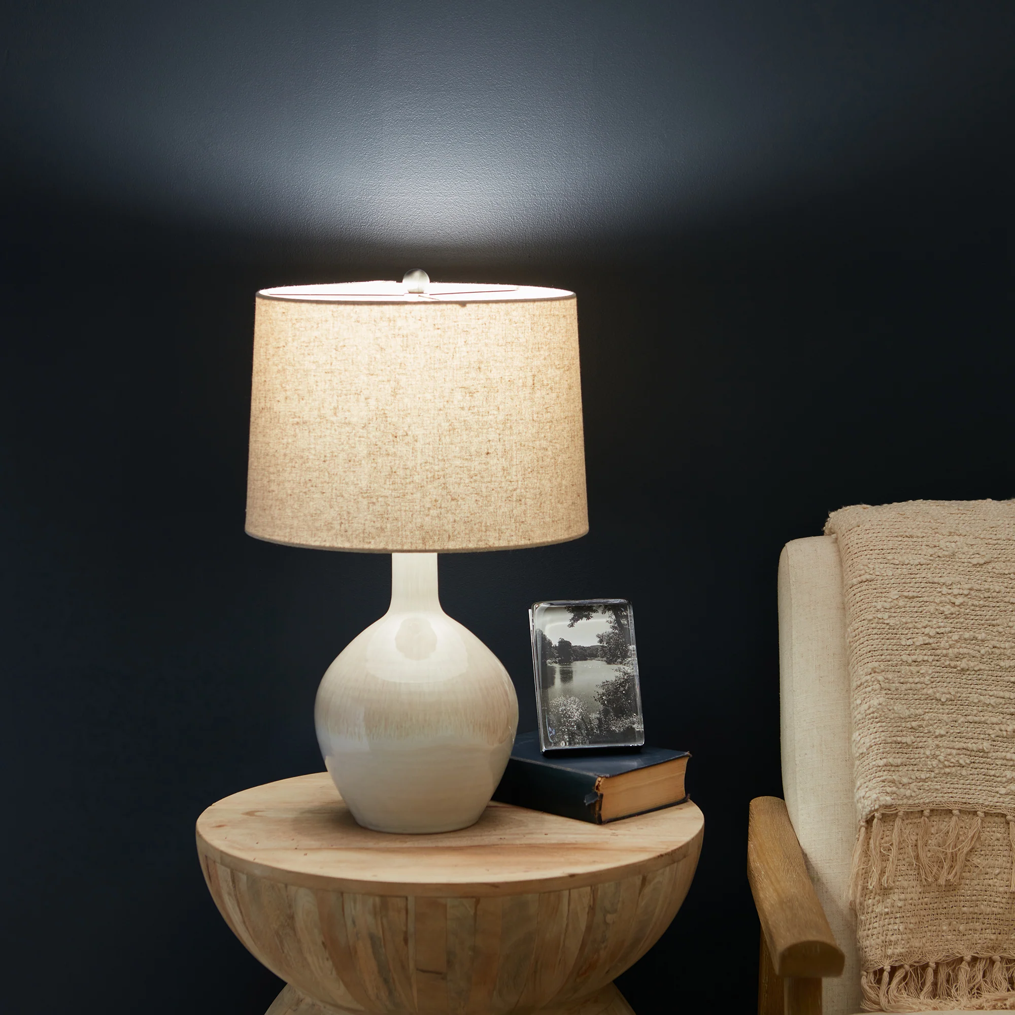 Warren Reactive Glaze Lamp —  Bluff - Image 2