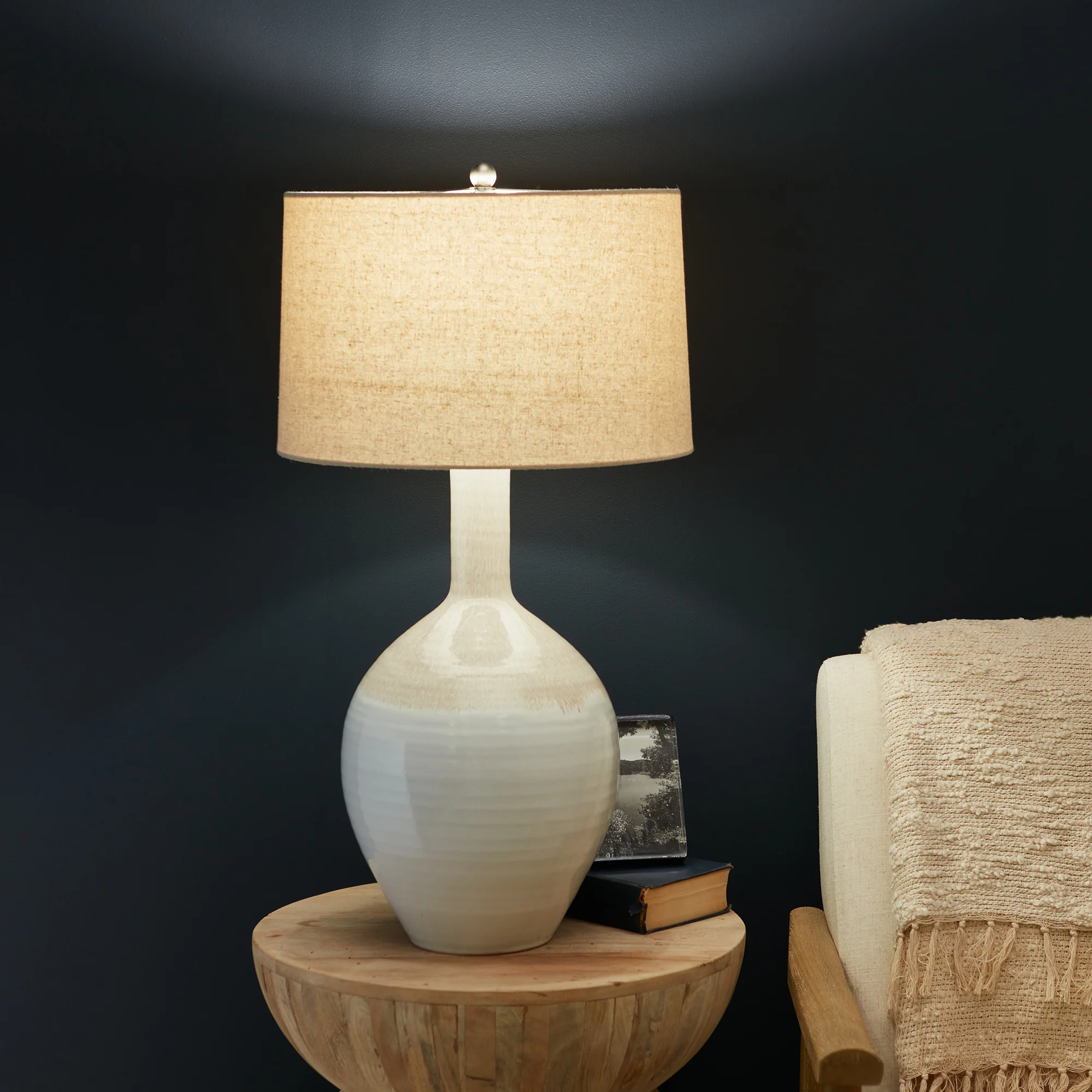 Warren Reactive Glaze Lamp —  Bluff - Image 4