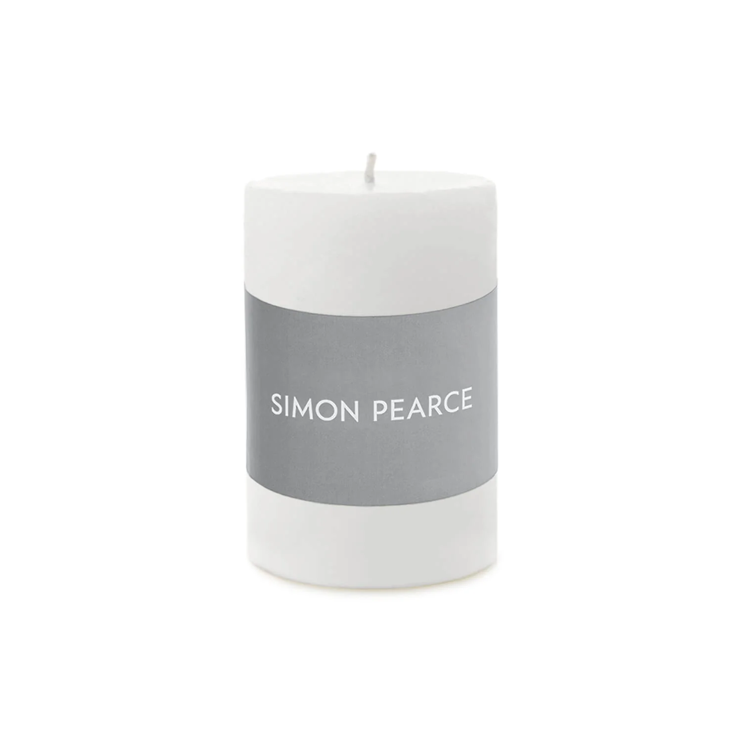White Pillar Candle - Image 2