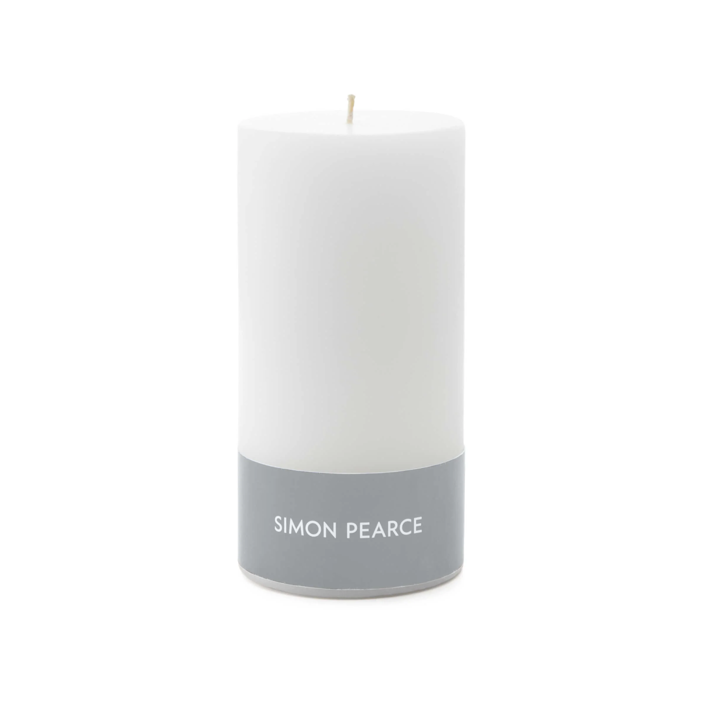 White Pillar Candle - Image 3