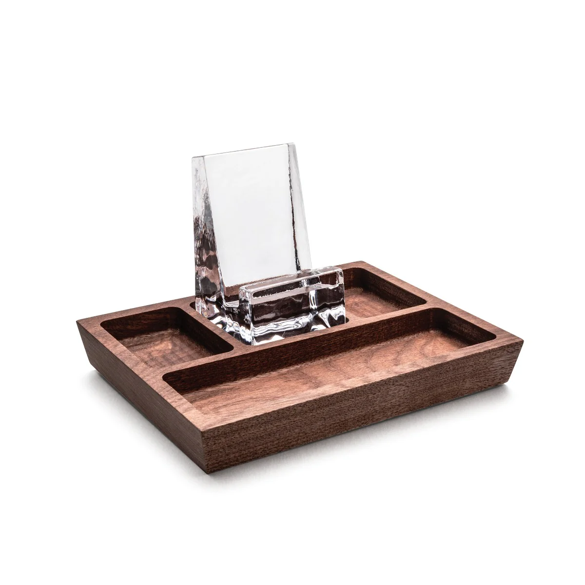 Woodbury Phone Holder Caddy — Walnut - Image 4
