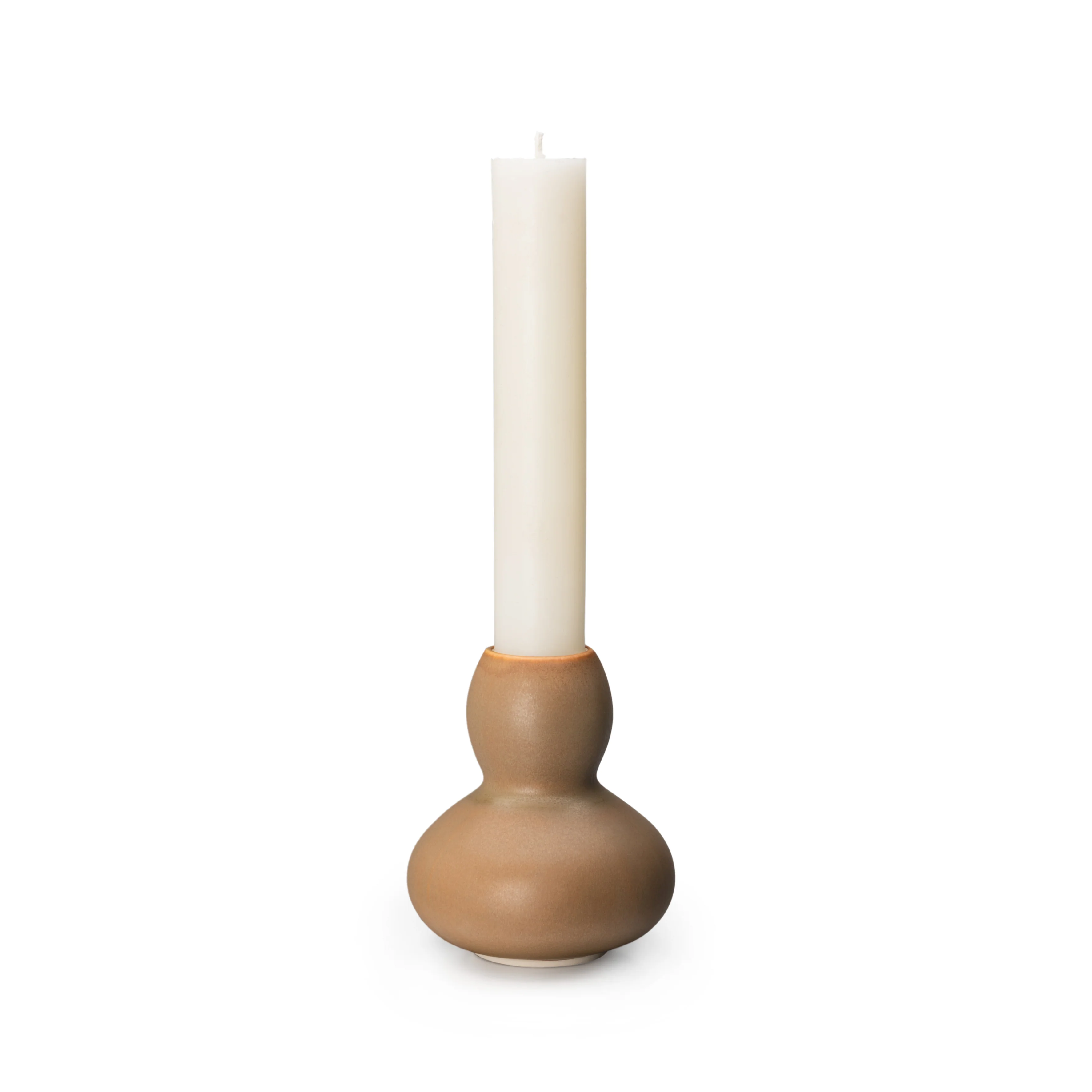 Woodstock Pottery Candlestick - 2nd - Raw Sienna